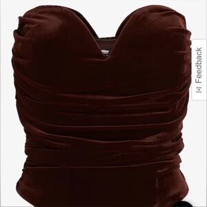 Express Body Contour Strapless Top